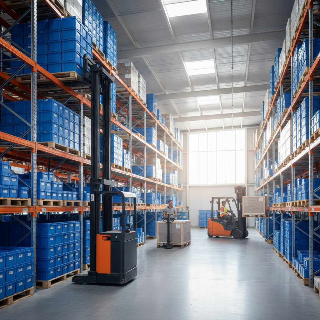 Realistische foto passend bij Stapelaars kopen voor optimale opslag en efficiënt transport voor web